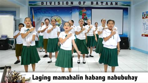 deped bataan hymn lyrics|Bataan March Action and Lyrics .